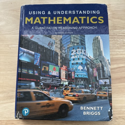 #ad #ad Using amp; Understanding Mathematics: A Quantitative Reasoning Approach 7th GOOD $20.94
