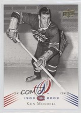 2008-09 Upper Deck Montreal Canadiens Centennial Set Ken Mosdell #54 0m8e