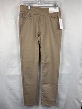 Liz Claiborne Womens Portabella Soft Cotton Stretch Pull-On Pants Size 6 NWT