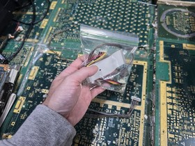 SNK Neo Geo CD Front Loading Exact MB Inner Screws & Cables ONLY-UNTESTED-READ