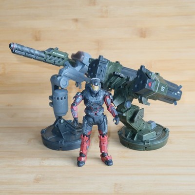 McFarlane HALO Reach Warthog Rocket Launcher Gauss Cannon Spartan Actionfigur