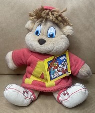 Vintage 1990's Alvin and the Chipmunks Soft Plush Toy 1991 Hasbro W Tags. 8.5"