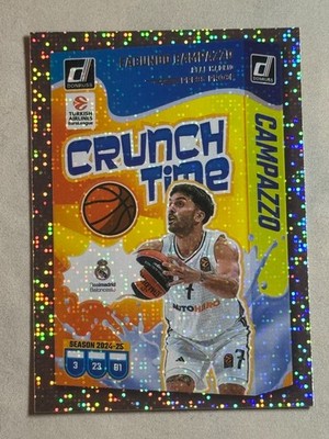 2024-25 Donruss Euroleague Press Proof Silver Crunch Time Facundo Campazzo #15