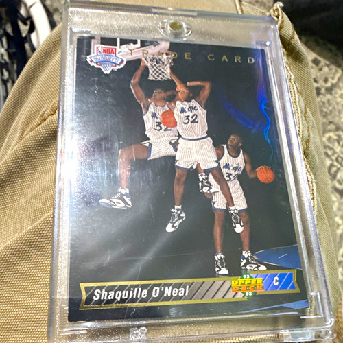 1992-93 Upper Deck NBA Draft Shaquille O'Neal Rookie Card #1b Bad Corner See Pic