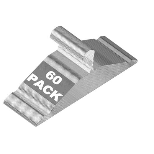 60-Pack Heavy Duty Metal Clothes Hangers for Coats & Clothing