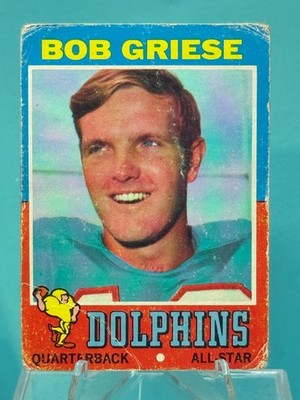 1971 Topps - Bob Griese #160 - Low Grade