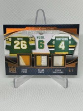 PAYNE MUSIL HARTSBURG 2017 Leaf In The Game Used Triple Game Used Jersey #/7