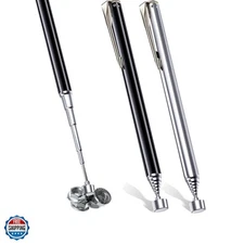 2 Pieces Telescoping Magnetic Pick up Tool Grabbers Reacher Tools with Pocket...