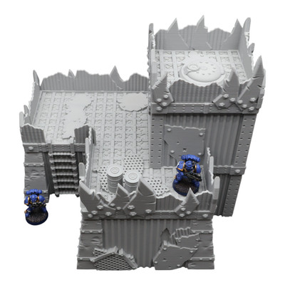 Warpzel Barrack #2 - 28mm Wargaming Scatter Terrain Scenery Tabletop Grimdark