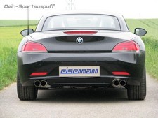 Eisenmann Duplex Komplettanlage RACE BMW Z4 E89 Roadster 23i 30i 4x76mm rund