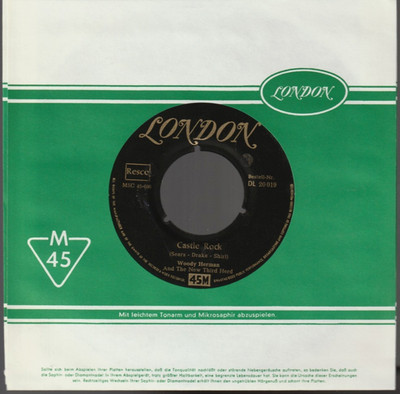   7'' 1954 Woody Herman   Castle Rock / Mess Around  LONDON 20019 2nd ED GER NM  