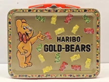 Mini Candy Lunch Box HARIBO Gold-Bears Gummy Bears Mini Lunch Box 4.25"X3"X1.5"