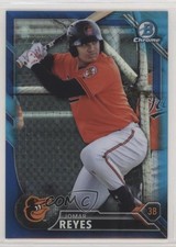 2016 Bowman Draft Chrome Top Prospects Blue Refractor 82/150 Jomar Reyes o0v