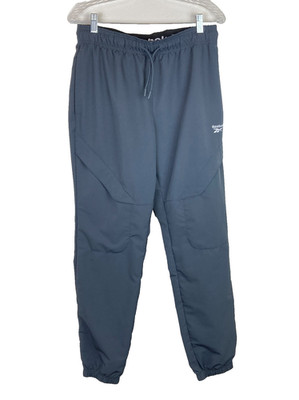 Reebok Men's Tapered Athletic Joggers Track Pants Sweatpants Size M Gray