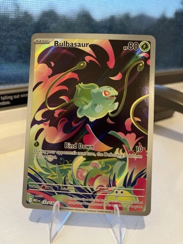 Pokémon TCG Bulbasaur Illustration Rare Mega Evolutions Card #133/132