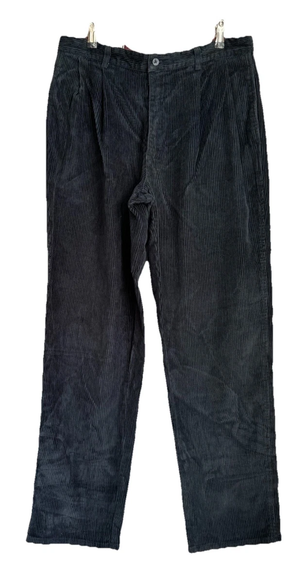 Pantalon Vintage INC International Concepts - Bleu, Taille 32x33, Plissé, Homme