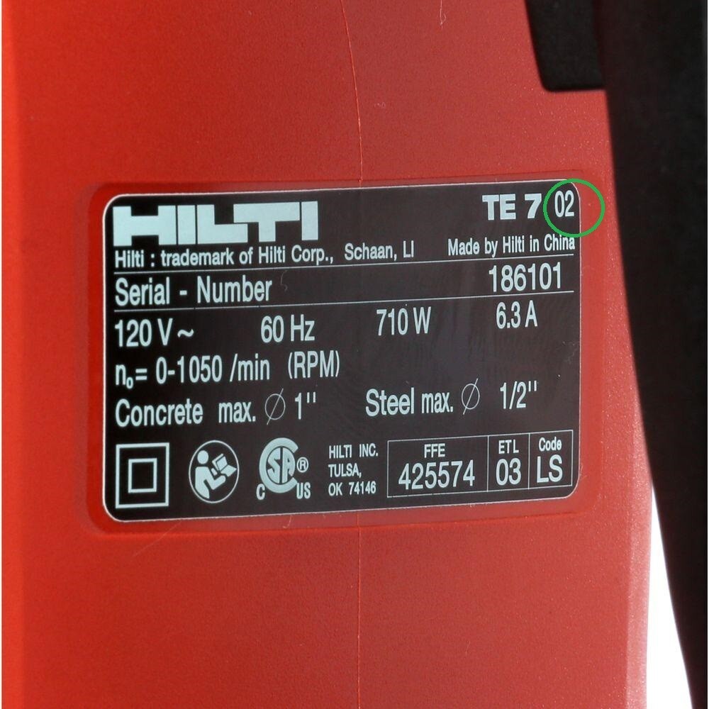 Original Ram, Front Striker HILTI TE6-S TE6-C TE7 (02) #343234