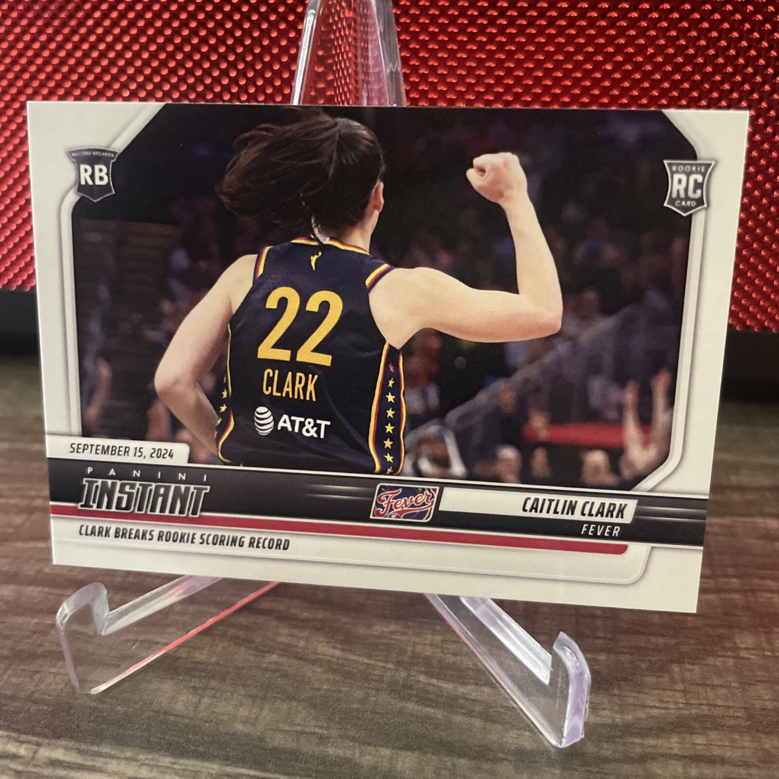 2024 Panini Instant WNBA 218 CAITLIN CLARK RC ROOKIE SCORING RECORD FEVER