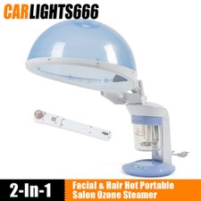 2 in 1 Use Personal Women Hair Hot Portable Salon ion Steamer Equipment H/P