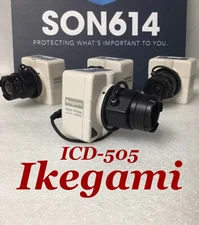 IKEGAMI ICD-505 CCTV Color Camera W/ 3.5-8mm 520TVL Security Surveillance TESTED
