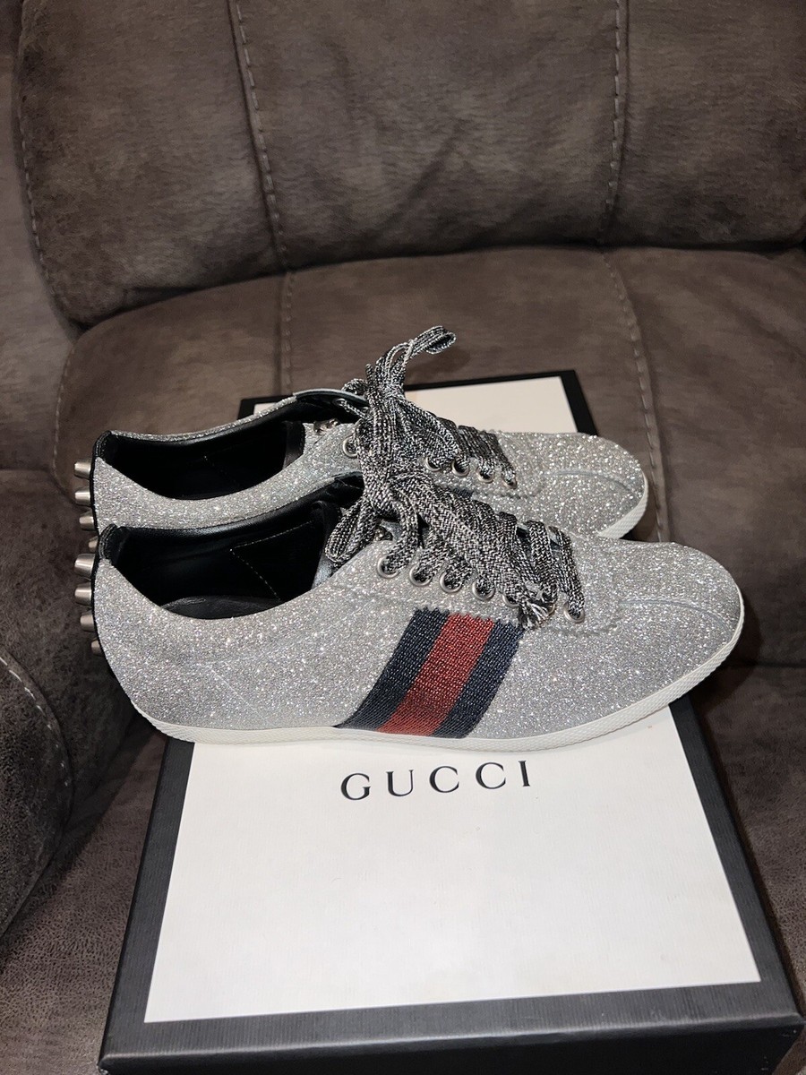 GUCCIグリッタースニーカー 楽天市場】【8/1 P2倍】【本物保証】 箱・保付 グッチ GUCCI