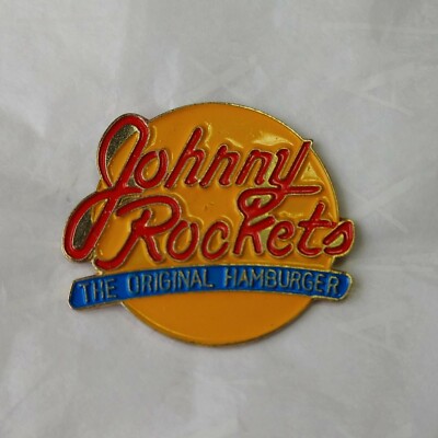 Johnny Rockets Lapel Pin The Original Hamburger 1950's Diner Style Restaurant