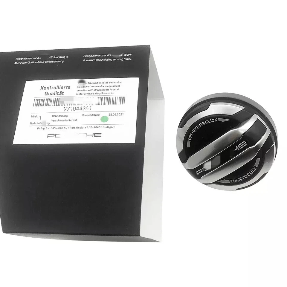 Neu Tankdeckel passend für Porsche 981/991 Cayenne, Panamera, Macan Gaskappe DE - Bild 3 von 4
