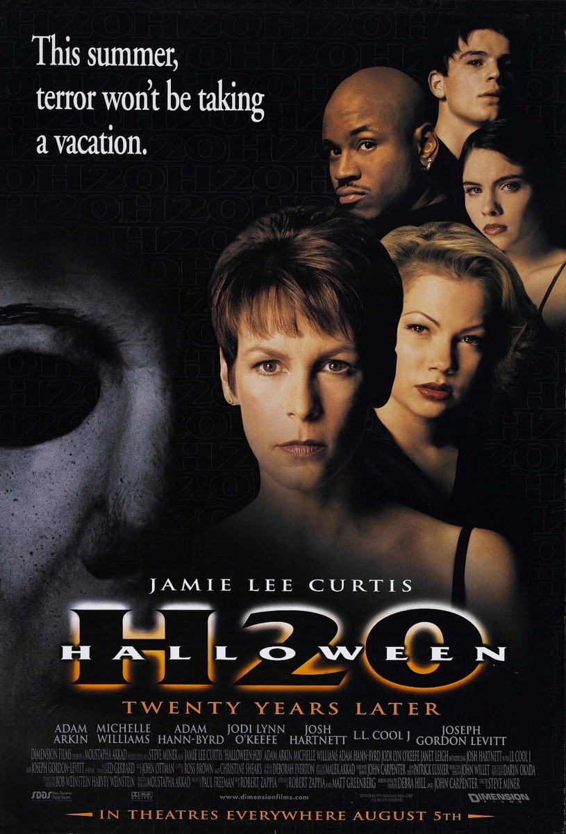 1998 Halloween H20 Movie Poster 11X17 Michael Myers Laurie Strode