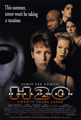 1998 Halloween H20 Movie Poster 11X17 Michael Myers Laurie Strode