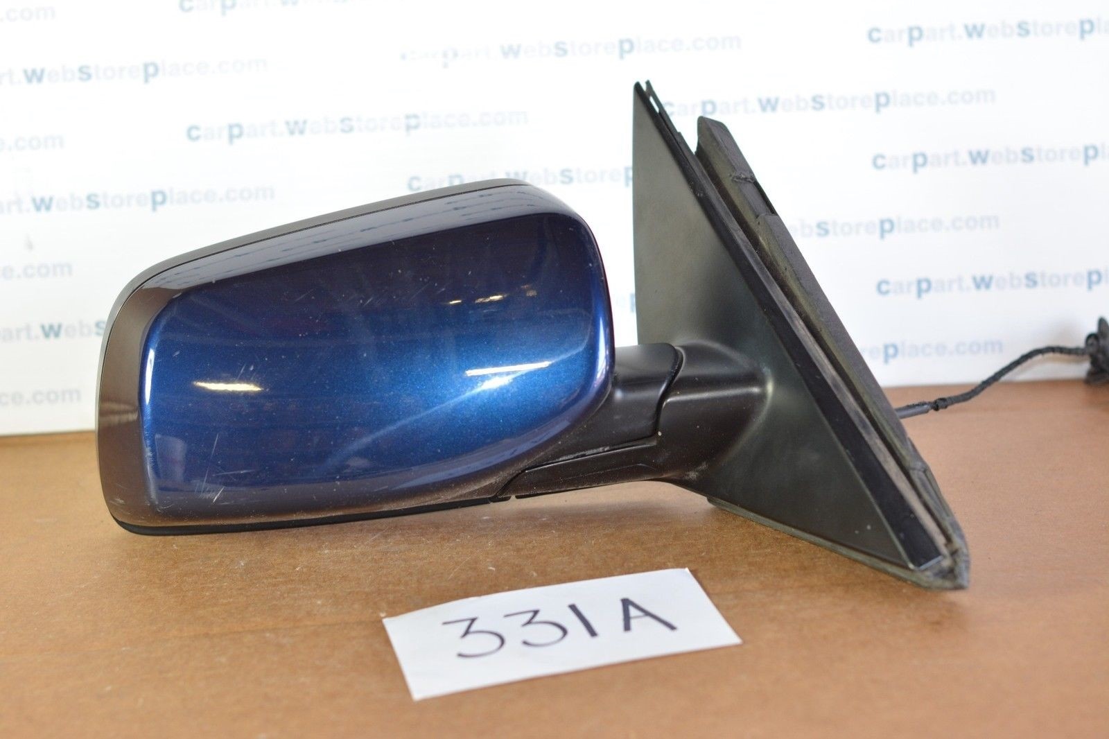 08 09 10 BMW 528 Passenger side Mirror Used Power Blue Color #331-A