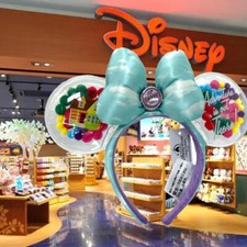 Minnie Ears Disney  Parks UP Grape Soda Cap Balloons Limited Party Headband