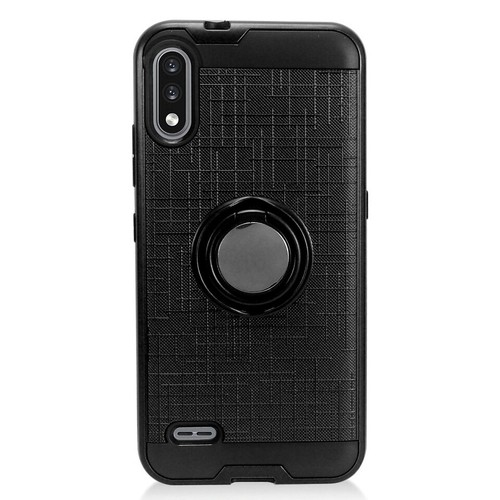 For LG K52 Ring Case Hybrid Armor Shockproof Dual Layer Rugged TPU Holder Cover - Picture 7 of 64