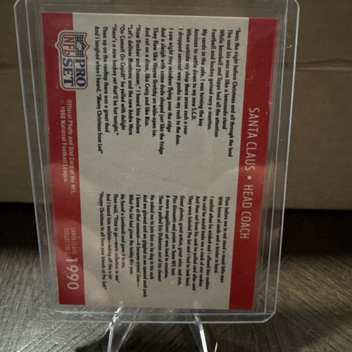 1990 nfl pro set Santa Claus - Picture 2 of 2