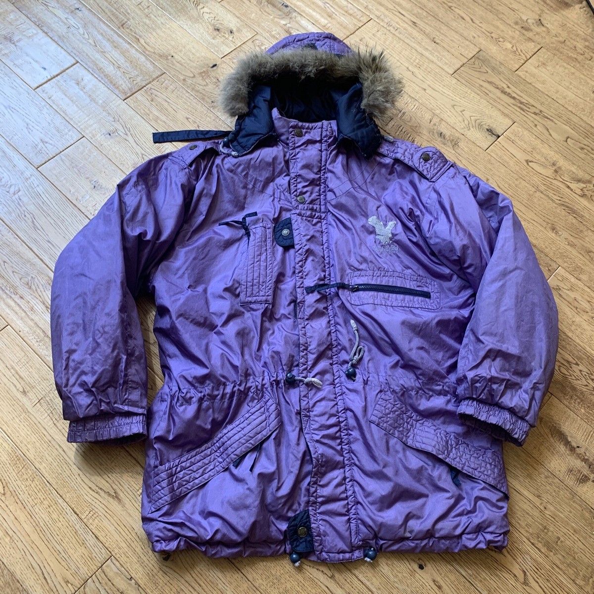 Ladies Winter Coat Size L Purple Ultimo Ajax Vintage From The 80