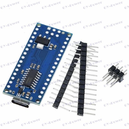 Nano V3.0 ATmega328P Compatible Board for Arduino Type-C USB - Afbeelding 2 van 3