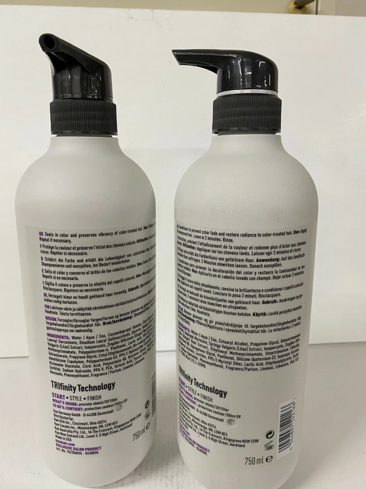 KMS Color Vitality Shampoo & Conditioner 25.3oz DUO - NEW SEALED 100% AUTHENTIC - Image 2 of 2