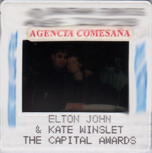 KATE WINSLET & ELTON JOHN at "Capital Awards" - Original Vintage 35mm Slide 1999 - Picture 2 of 2