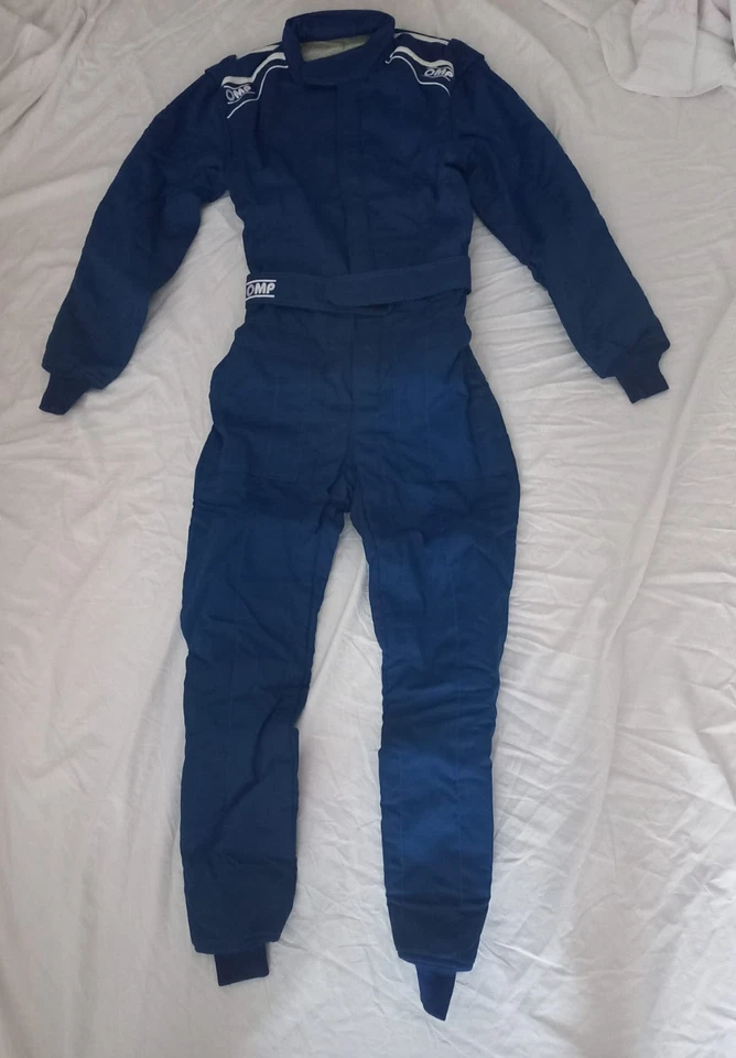 TUTA AUTO IGNIFUGA RALLY BLU OMP SPORT  IA0-1847-C01 OMOL FIA 8856-2018 SCAD 34 - Immagine 3 di 4