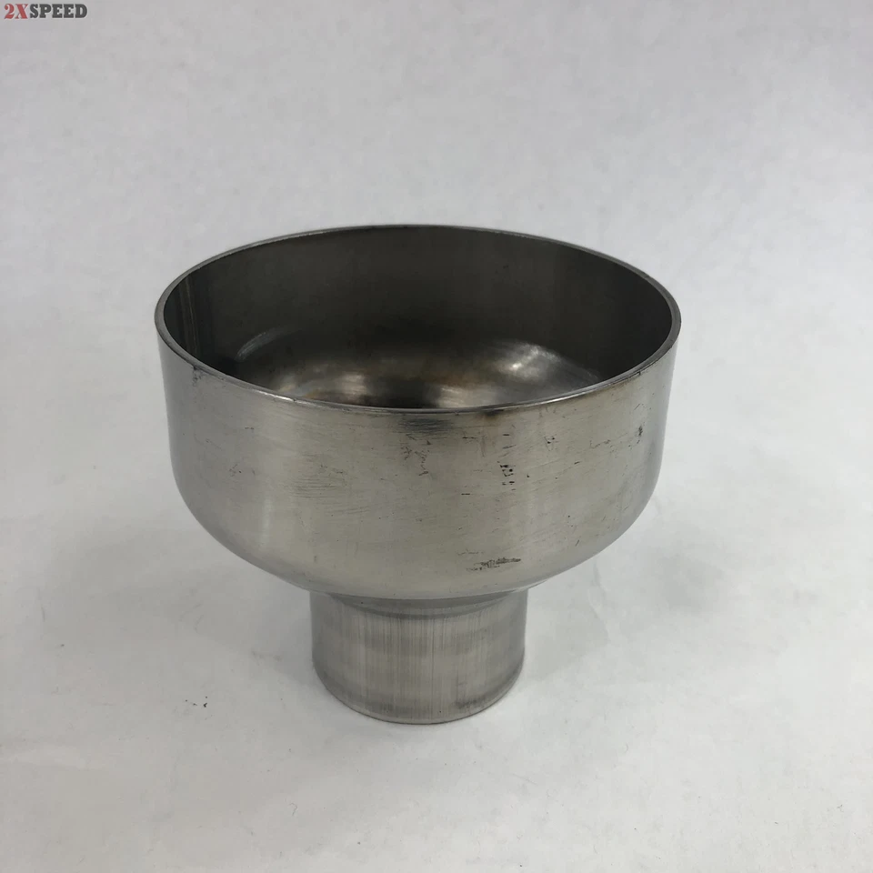 Reductor de tubo de escape universal de acero inoxidable T201 de 2" a 4", 3,5" de longitud Foto 2 de 4