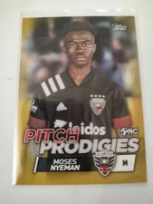 2020 Topps MLS - Pitch Prodigies Gold #189 Moses Nyeman 15/50 (RC) DC United