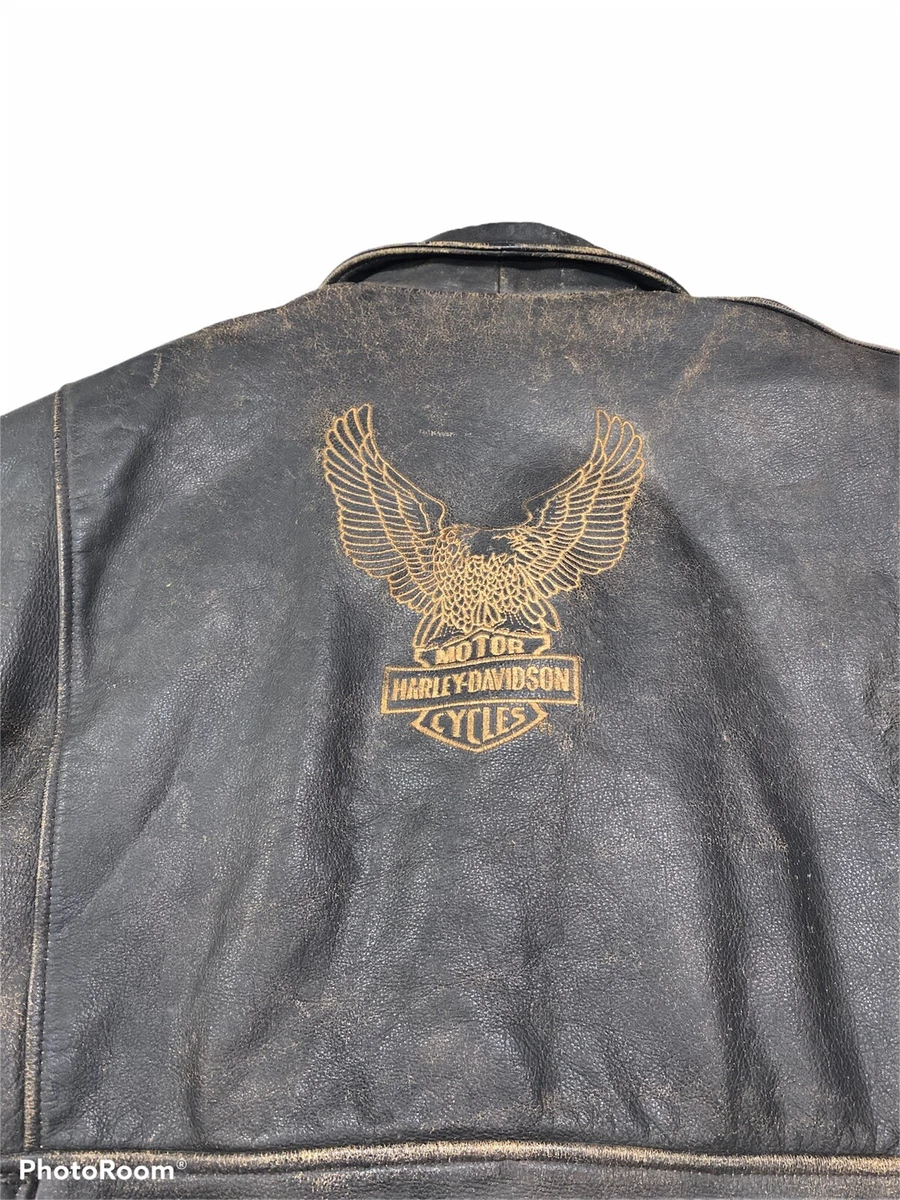 ◼︎HARLEY-D SCREAMIN´EAGLE レザージャケット 非常に良い