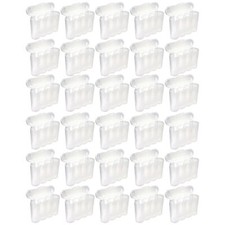 Thirty EBC Battery AA AAA Clear Plastic Battery Storage Case Holder Box USA Ship