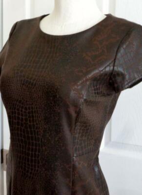 black glitter dress maxi Faux Leather Mini Dress – Penelope The Label main image 1