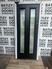 NEW BLACK SOLID CORE COMPOSITE DOOR 875x2055MM *1532