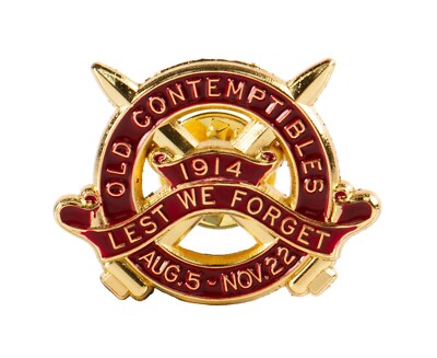 WW1 1914 Altes Verächtliches Damit wir die Erinnerung nicht vergessen Emaille Abzeichen - Neu