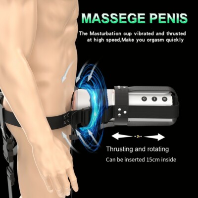 hands free male vibrator Male Masturbator Automatic Handsfree Cup Stroker Pocket Pussy Sex Toys for  Men main image 1