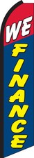 Bandera We Finance Swooper Pluma Super Bow Banner
