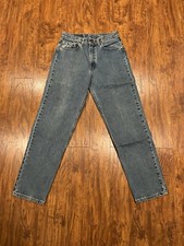 Levi's 550 Jeans Mens 31x32 Blue Denim Student Relaxed Fit Straight Leg Vintage