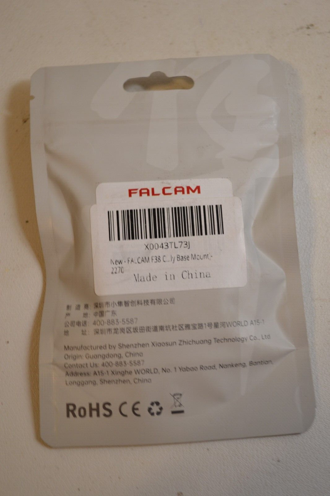 Falcam F38 Quick Release Bottom Plate 2270 F2270 Camera