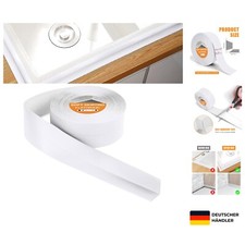 Selbstklebende PVC Sockelleiste 4,5m weiß für Küche Bad und Fenster